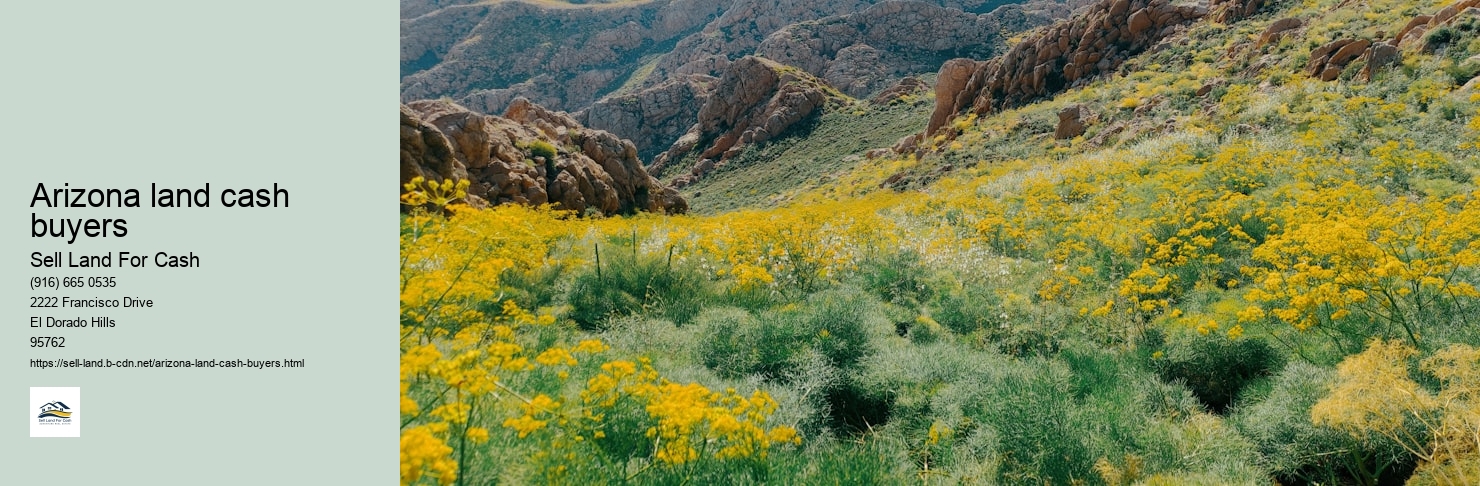 Arizona land cash buyers