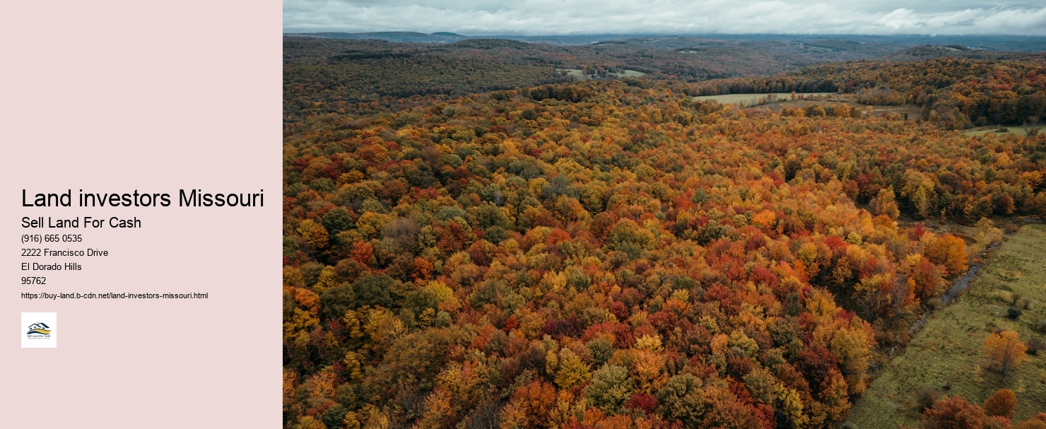 Land investors Missouri